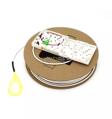 Pre Terminated Wall Outlet SC/APC 4FO White Drop Cable G657A2