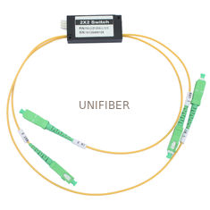 2x2 Channel SM MM Fiber Mechanical Optical Switch