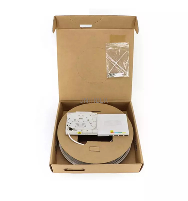 Pre Terminated Wall Outlet SC/APC 4FO White Drop Cable G657A2