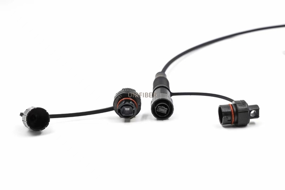 Outdoor IP67 Waterproof Pre Terminated Cable Huawei Mini MPO Reinforced Connector