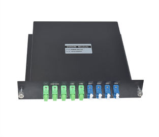 100GHz 2x4ch Wavelength Division Multiplexer DWDM Demux Plug In Module 5G Network Passive