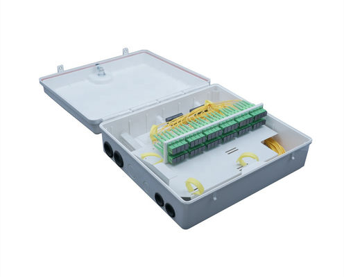 IP55 FTTH Outdoor Optical Distribution Box 24 48 Ports 500N For CATV